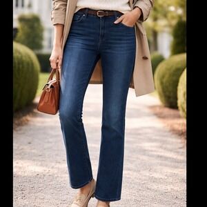 GOLDSIgn Quinn Bootcut Jeans 30 Y2K Dark Wash high Rise Stretch Denim Vintage